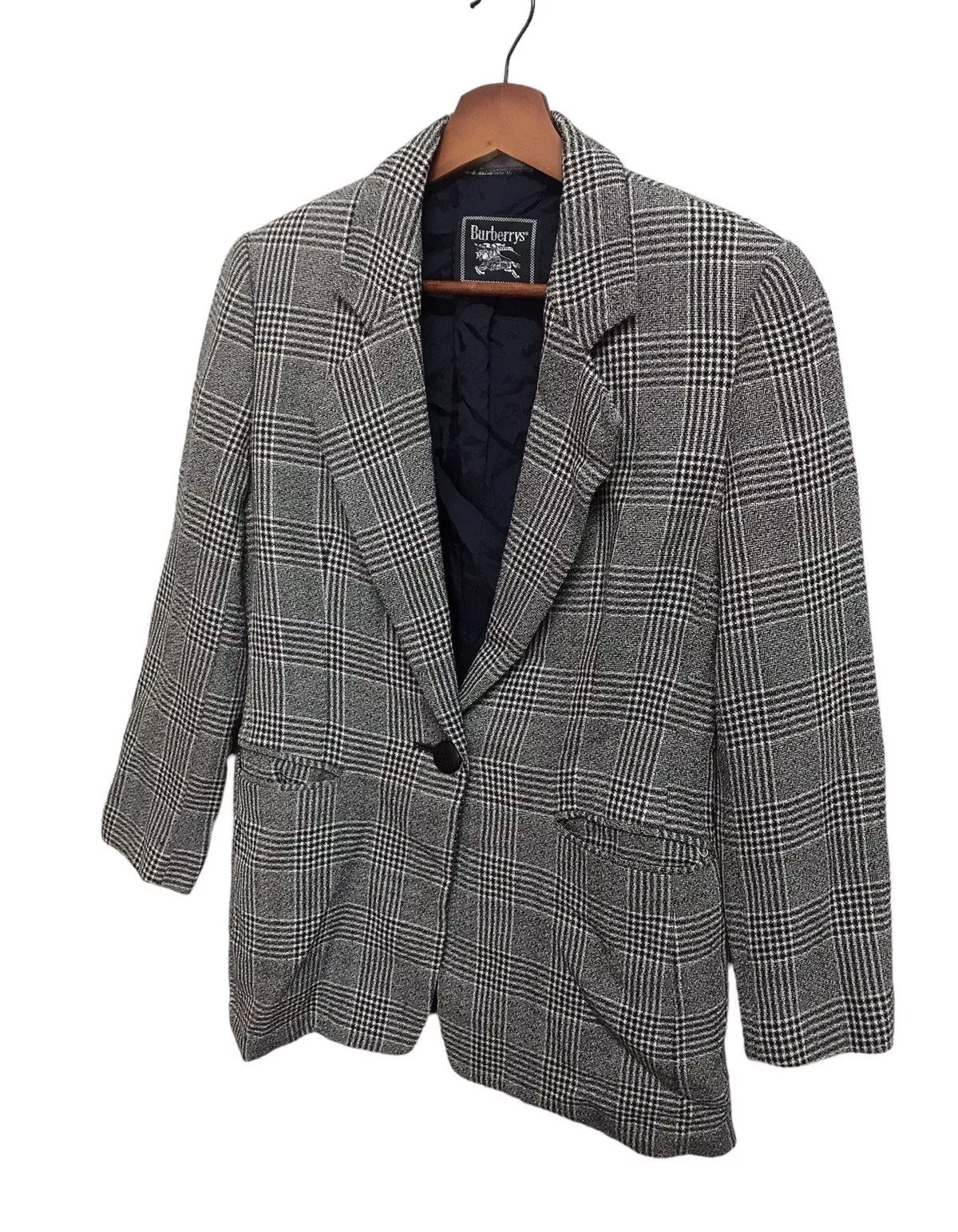 Burberry Light Jackets Burberry Grey Blazer Jacket Gray