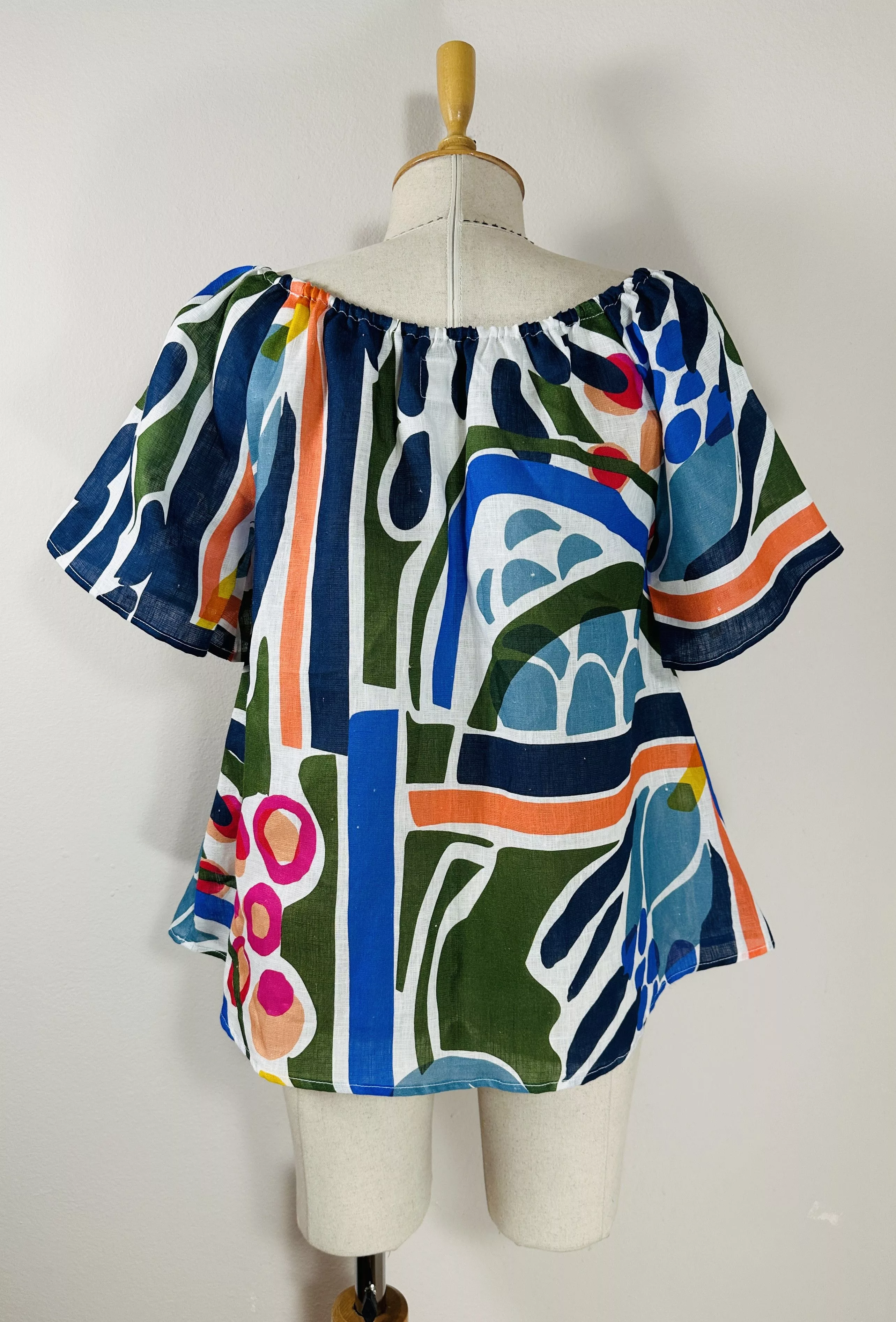 120% Lino Blouses 120% Lino Linen top blouse Multi