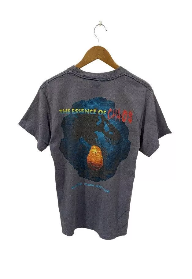 Universal Studios Short Sleeve T Shirts Universal Studios × Vintage ✅ VINTAGE JURASSIC PARK universal studios hollywood 1997 tee Blue