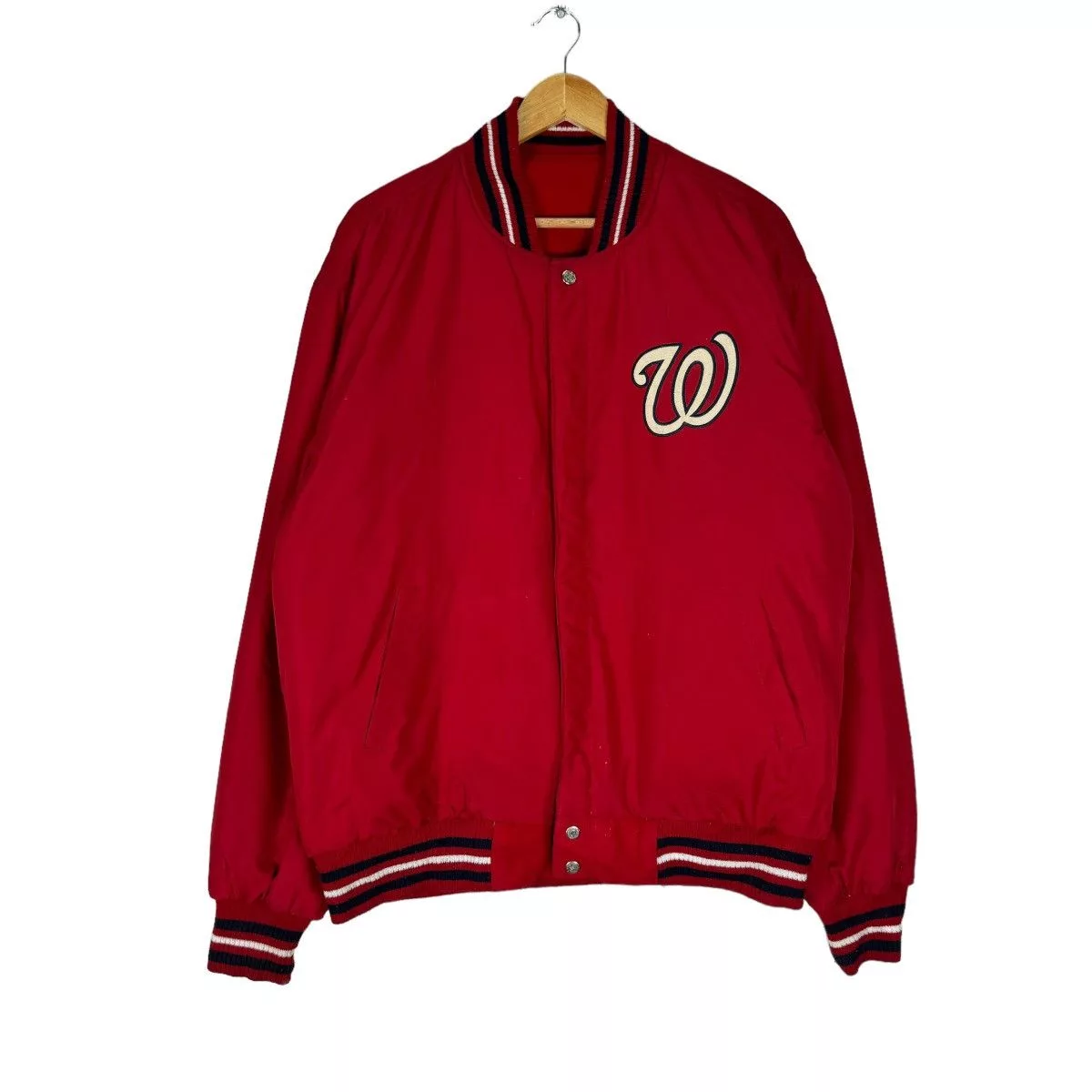 Jeff Hamilton Light Jackets Jeff Hamilton × MLB ❄️WASHINGTON NATIONALS JH DESIGN MLB REVERSIBLE JACKET Red Vintage