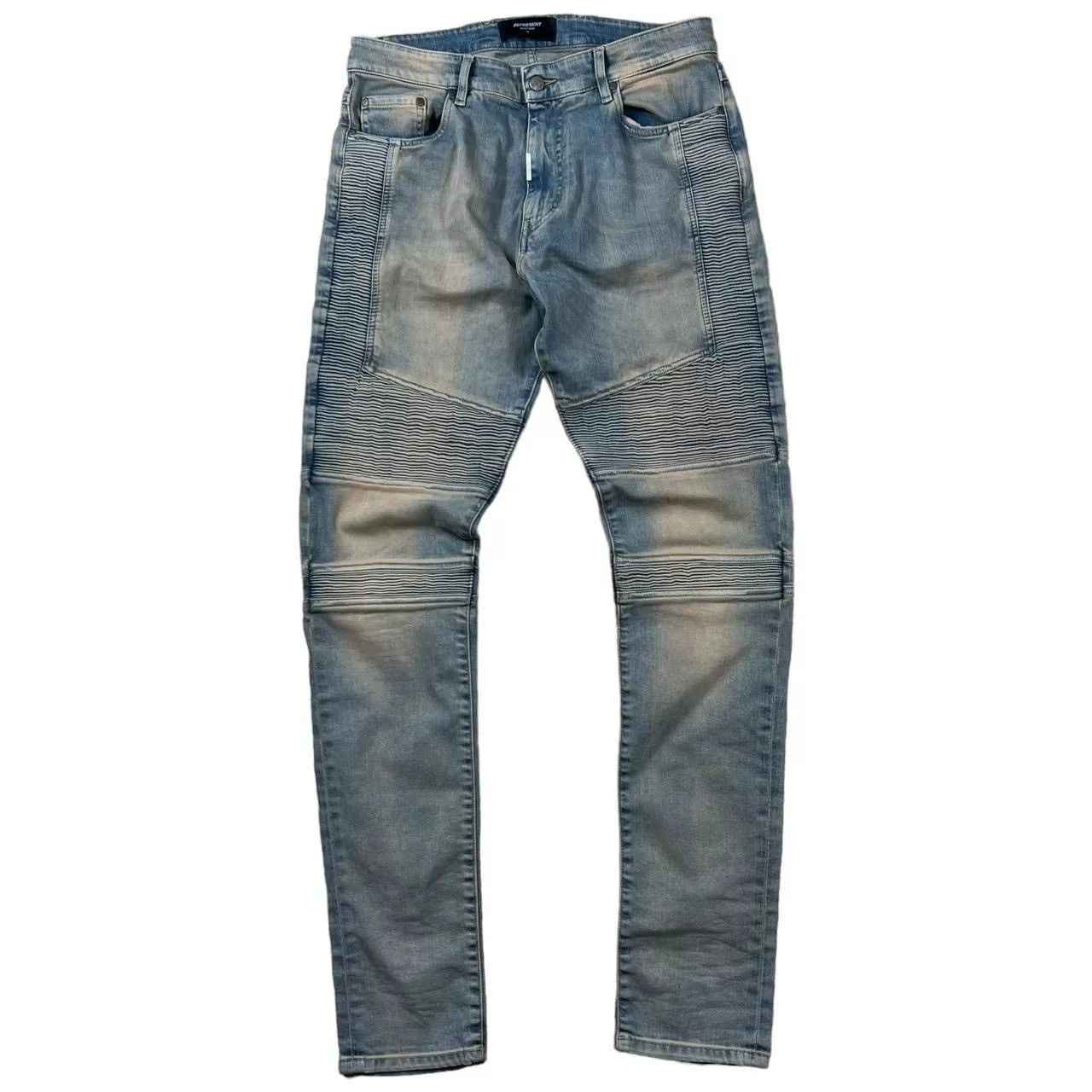 Represent Clo. Denim Represent Clo. × Vintage REPRESENT JEANS PANTS BIKER DENIM Y2K DESINGER Black