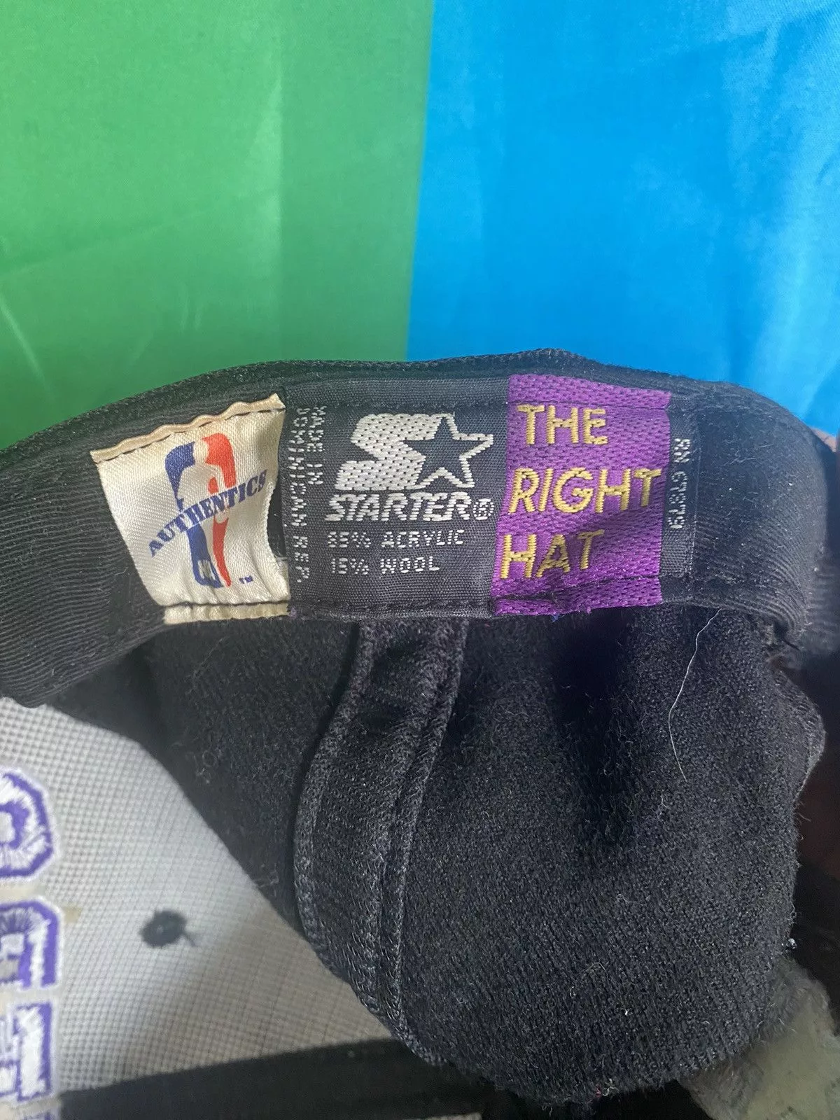 NBA Hats NBA × Starter Vintage Starter LA Lakers baseball hat one size Multi