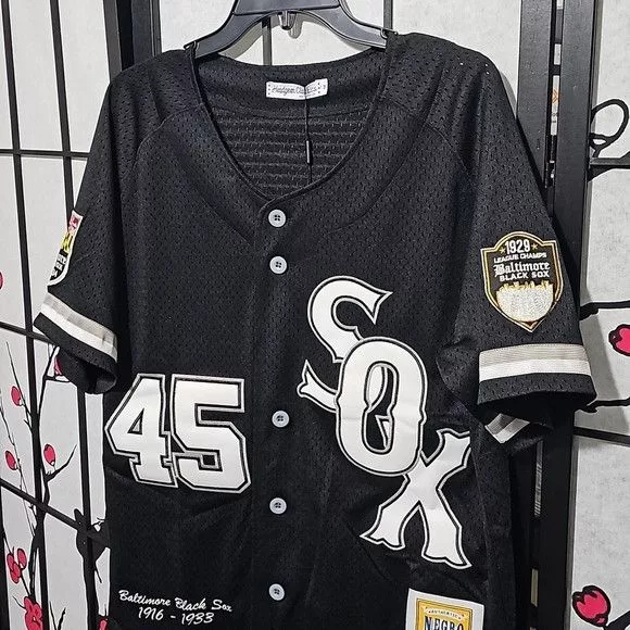 Other Jerseys Other Baltimore Black Sox Negro League Baseball Jersey NWT Medium Gray Sportswear