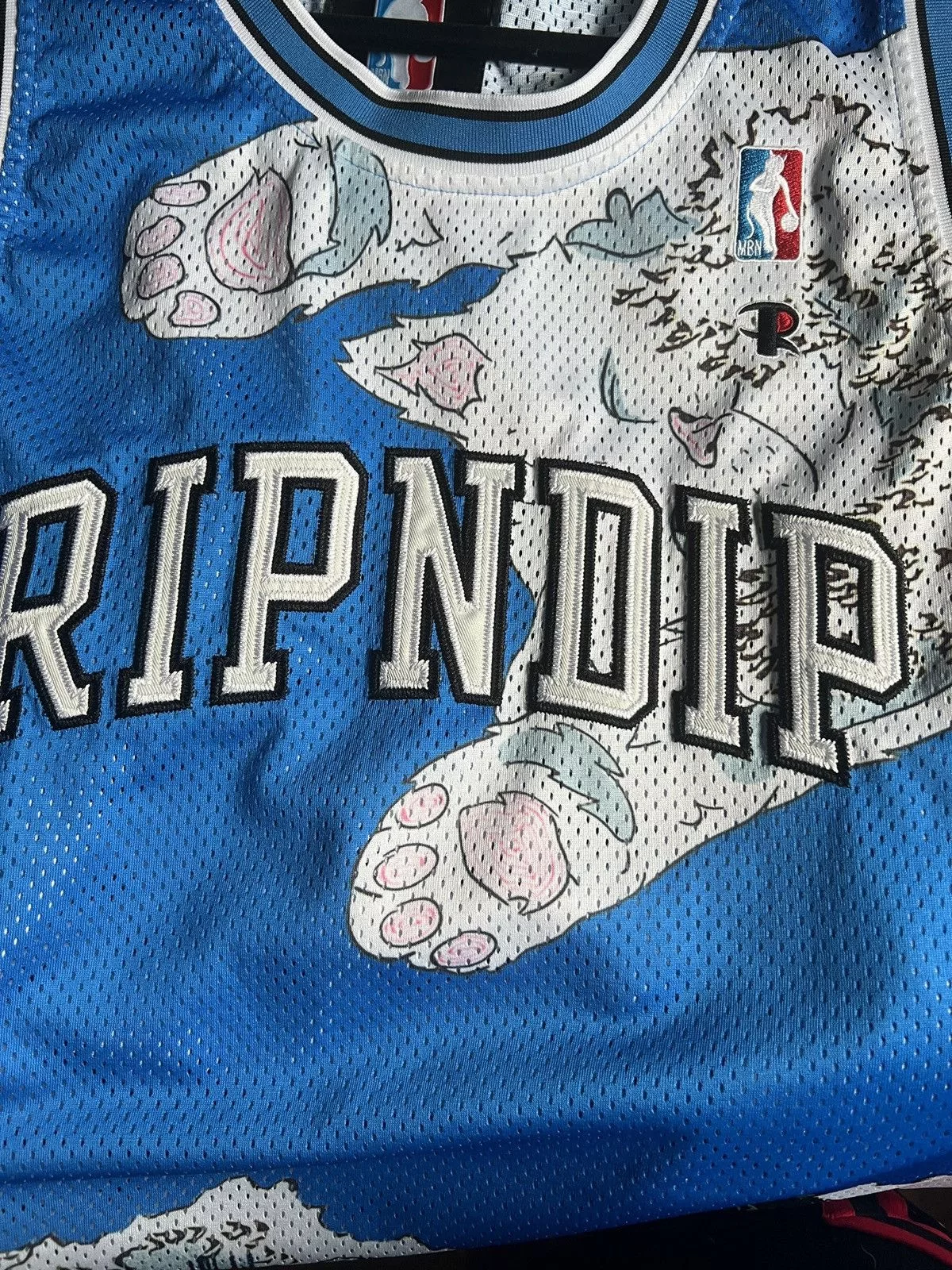 RIPNDIP Jerseys RIPNDIP Jersey The Great Wave XL Blue