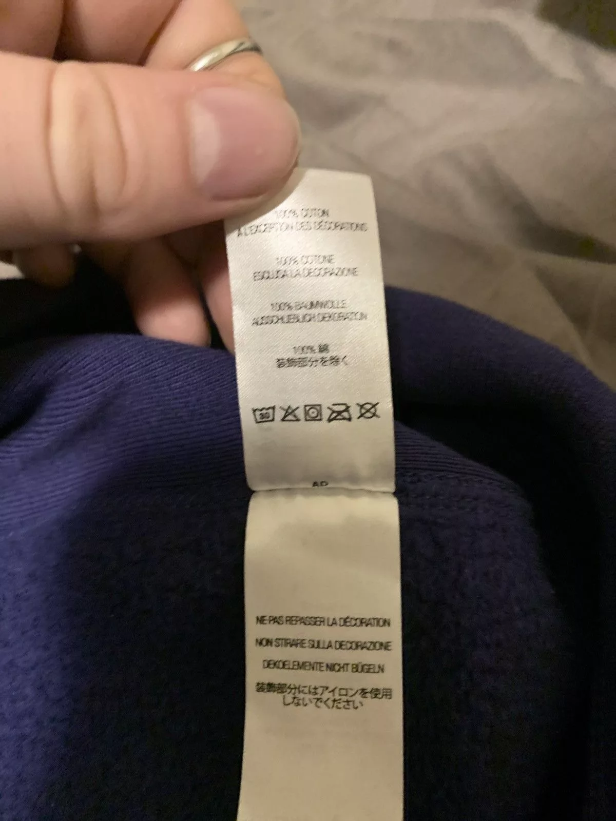 Supreme Sweatshirts Hoodies Supreme Box Logo Indigo/Mid blue/purple
