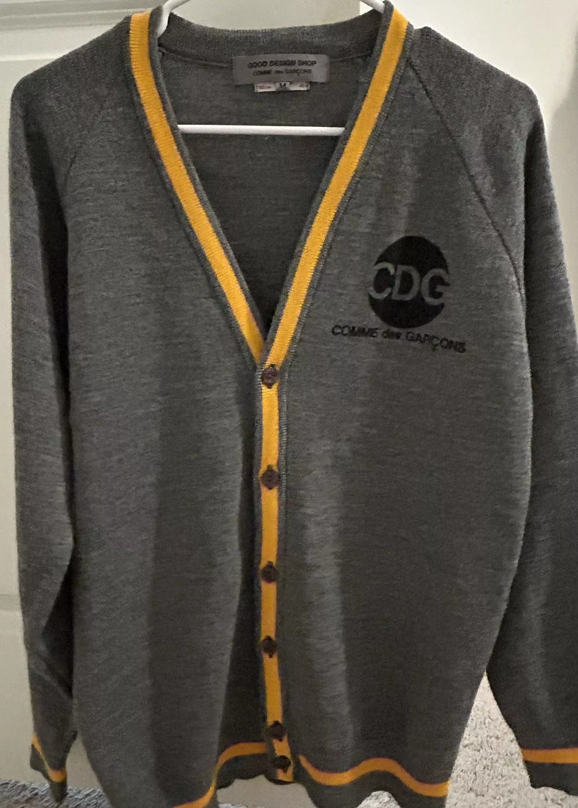 Comme des Garcons Sweaters Knitwear Comme des Garcons × Comme des Garcons Homme × Dover Street Market Comme des Garçons x DSMNY Cardigan Gray
