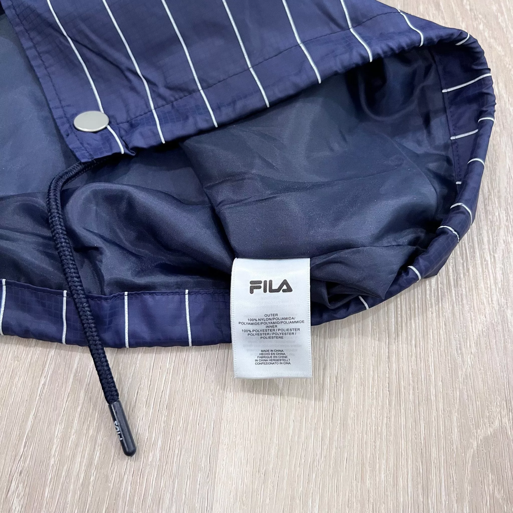 Fila Light Jackets Fila Stripe Logo Coach Jacket Multi