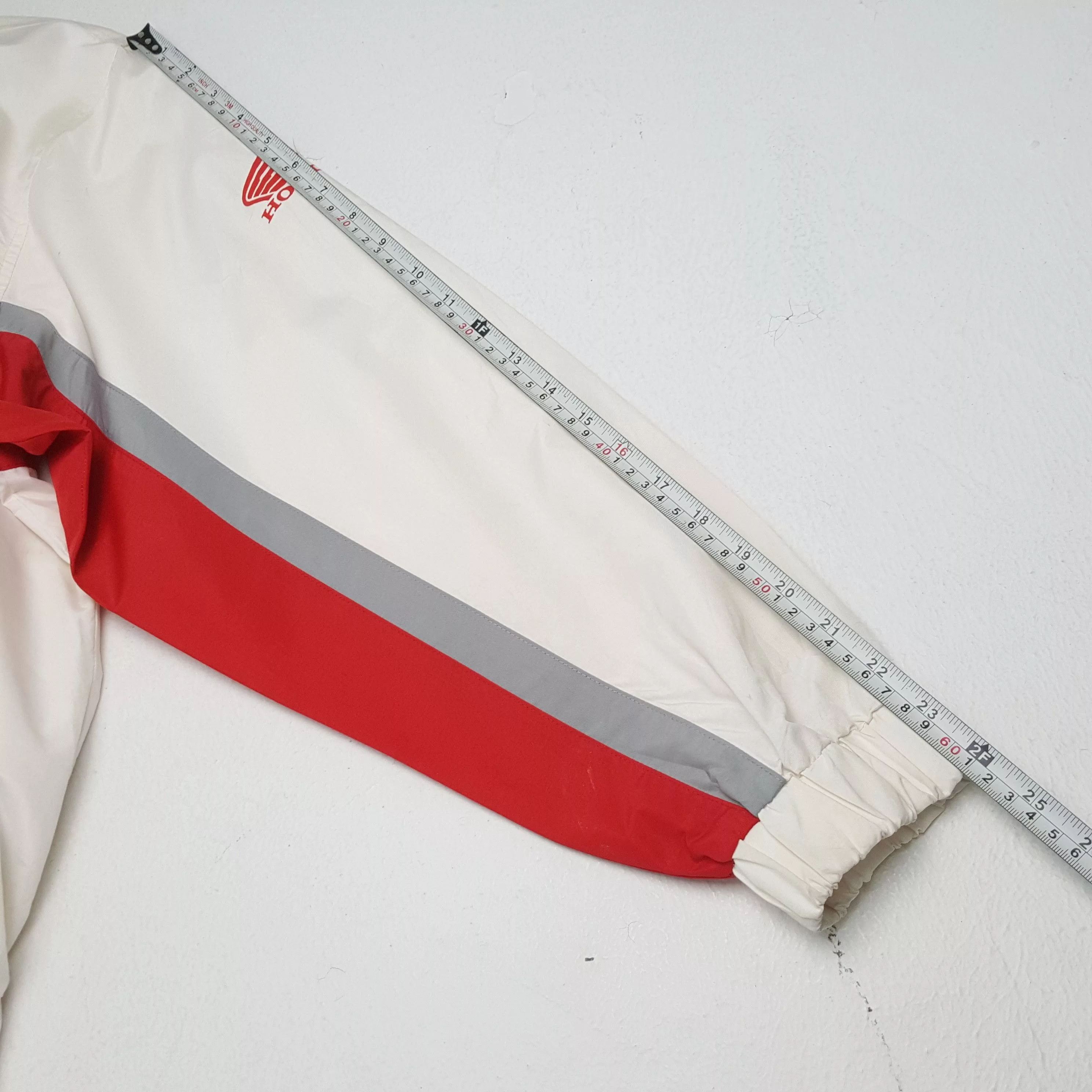 Honda Light Jackets Honda × Vintage HONDA RACING Jacket Nice Design White
