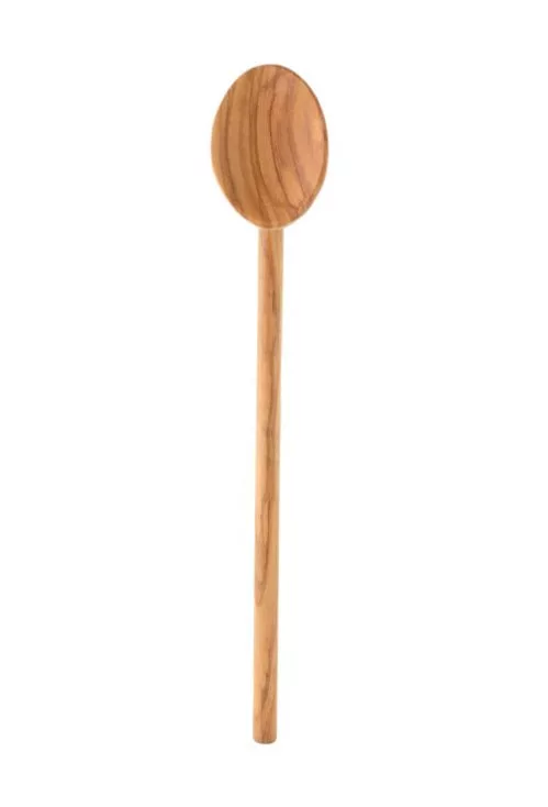 13.75" SPOON, OLIVE WOOD