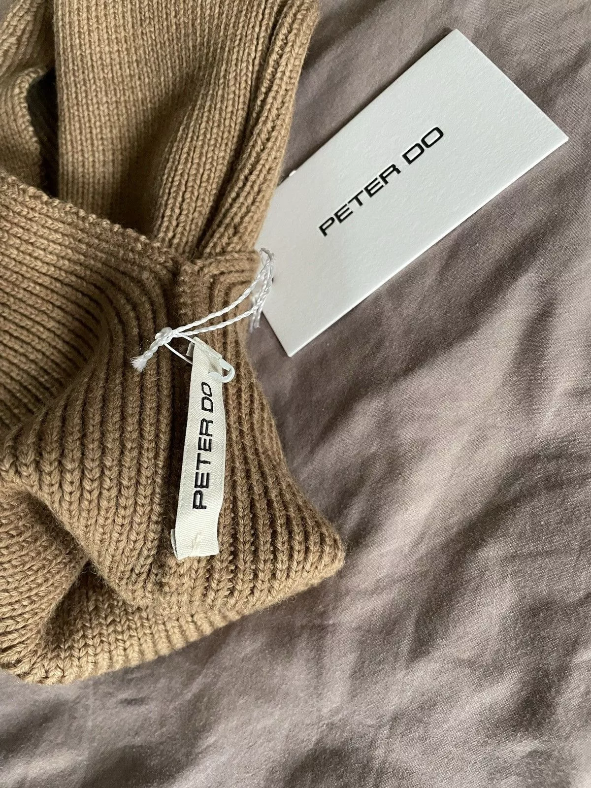 Peter Do Sweaters PETER DO SLEEVES - size S Brown