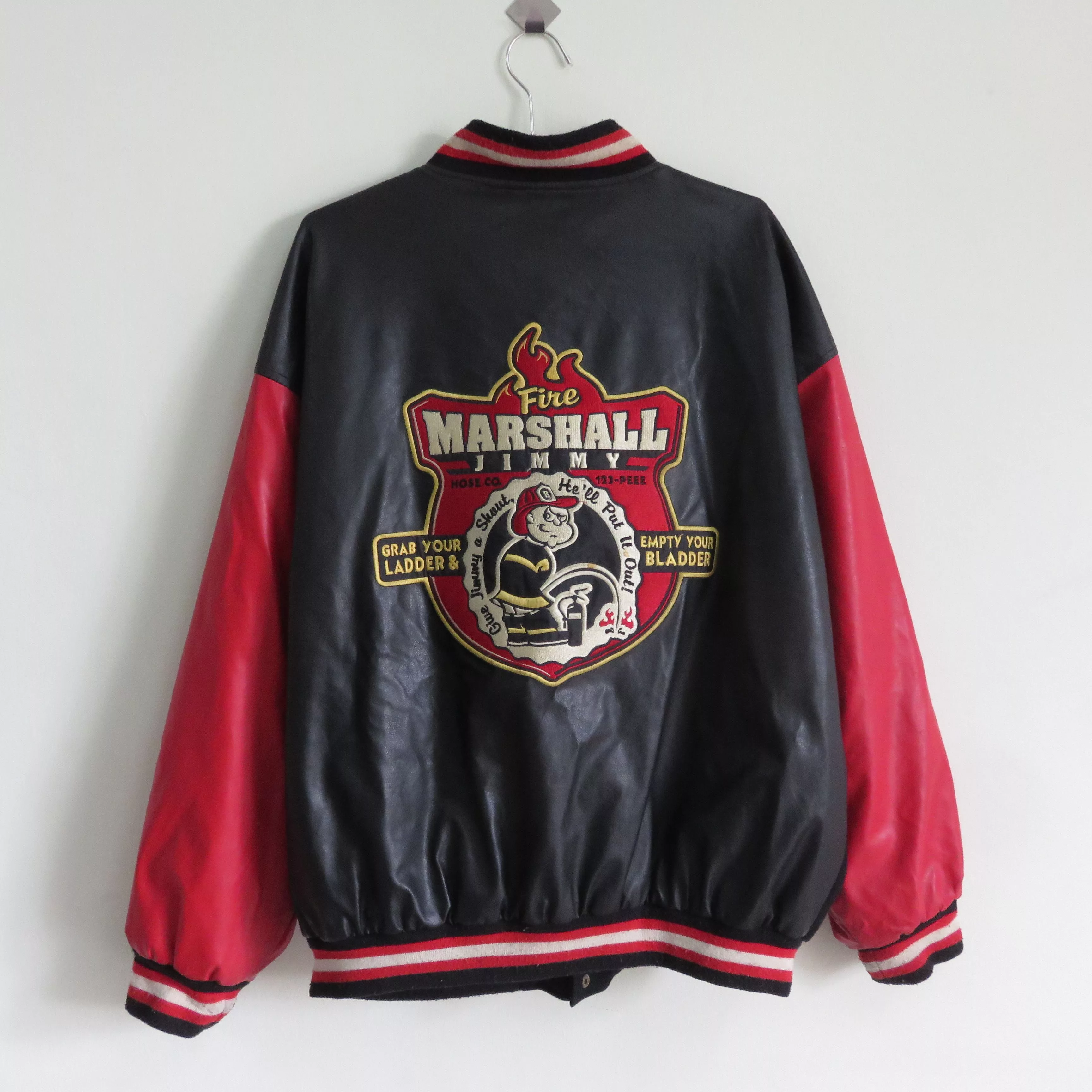 Vintage Light Jackets Vintage Marshall Embroidered Oversize Varsity Multi
