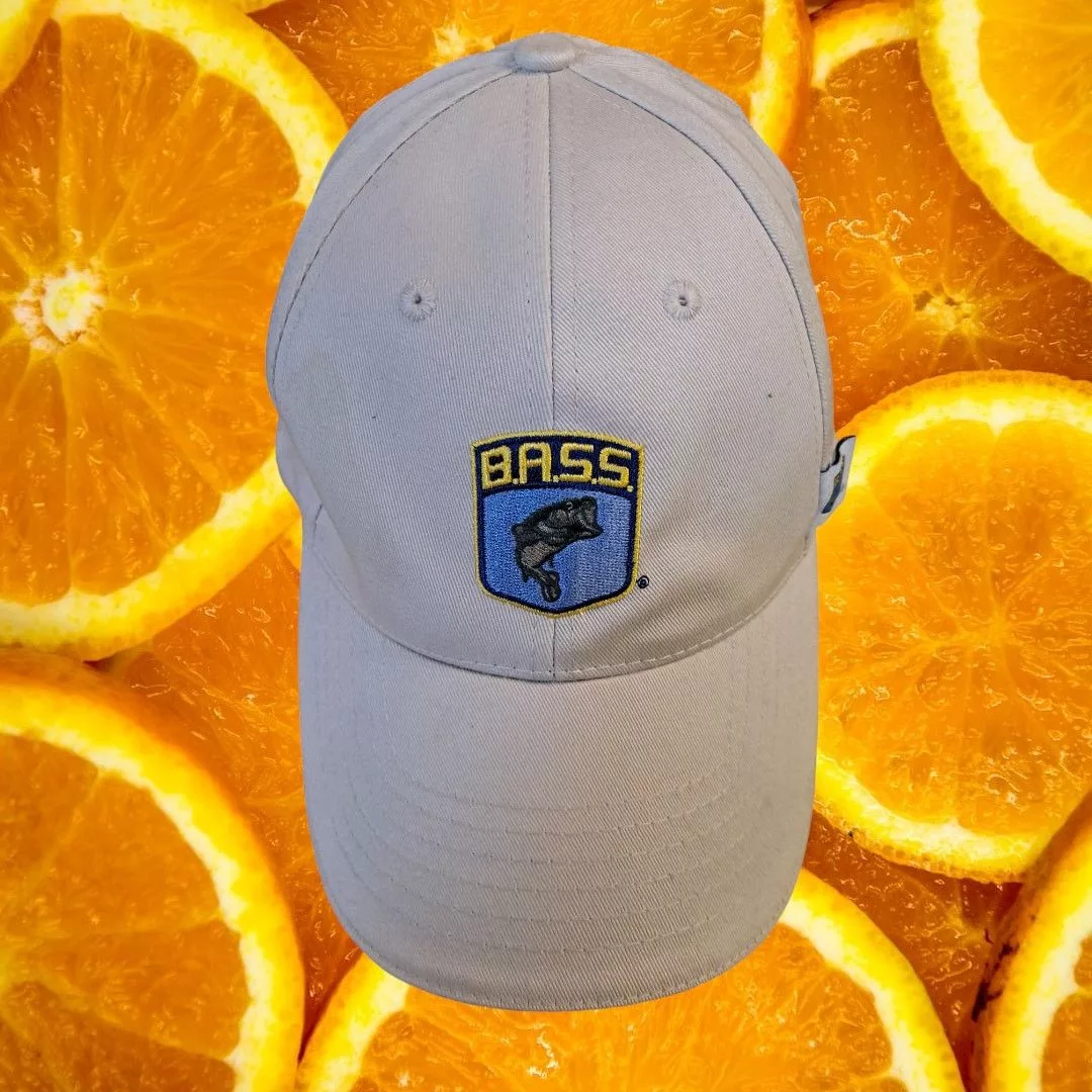 Other Hats Other Bass Hat with Fish on Front Adjustable Baseball Hat Cap Brown