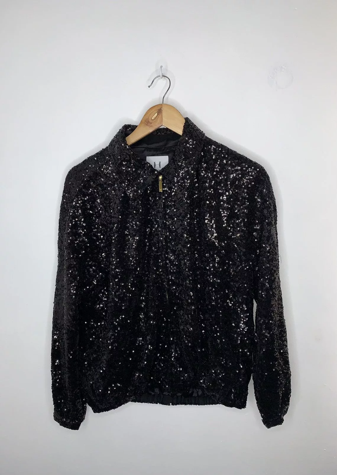 Halston Heritage Jackets Halston Heritage Sequinned Jacket Black