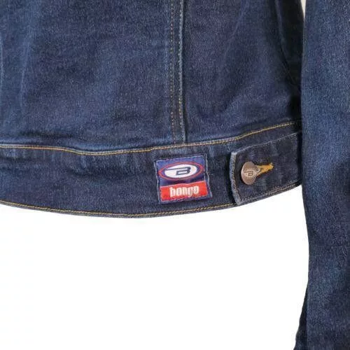 Designer Jackets Designer BONGO Denim Jacket Size Medium Cotton Button Up Long Sleeve Blue