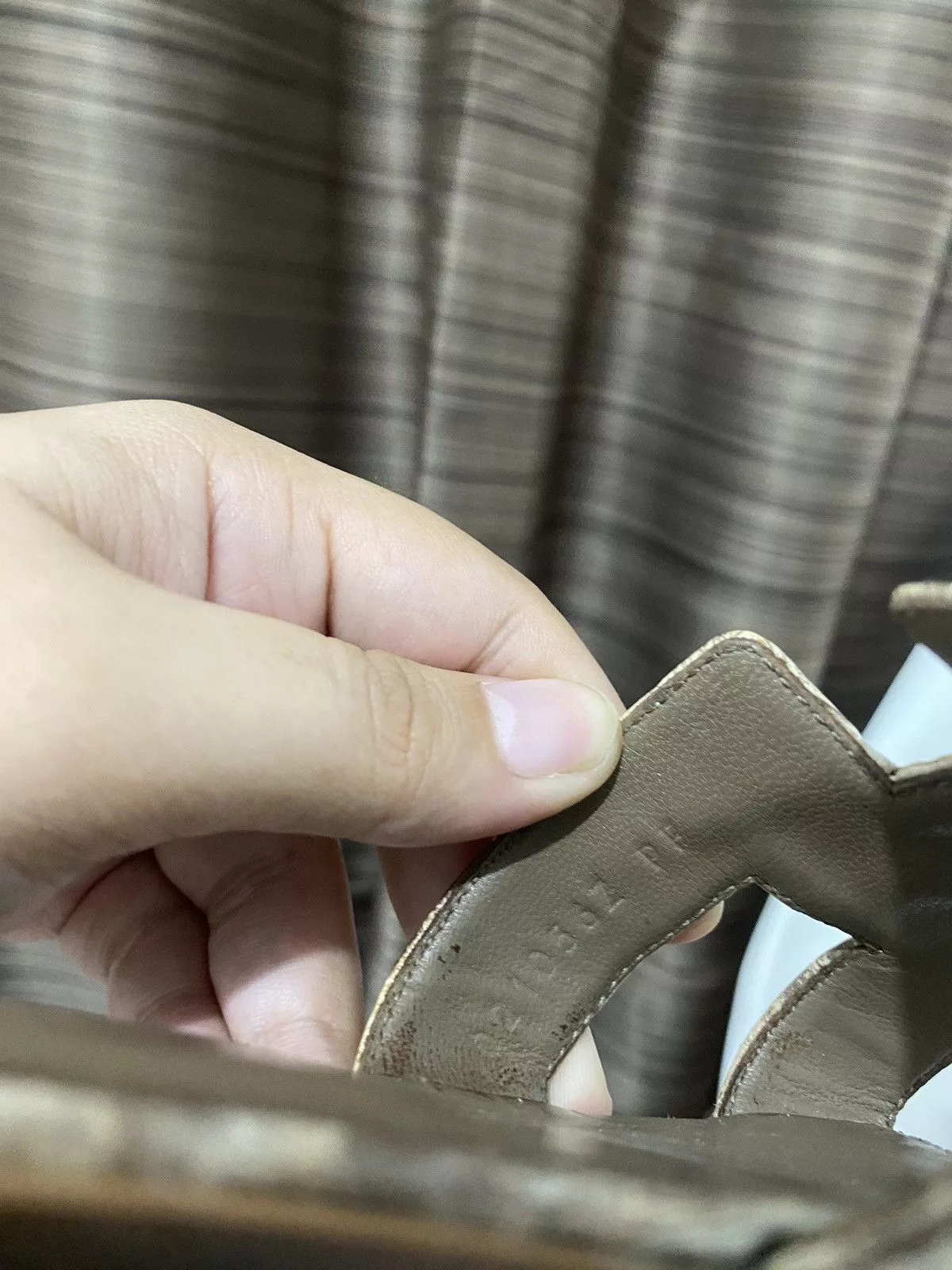 Hermes Sandals Hermes Hermès Oran Himalayan Beige
