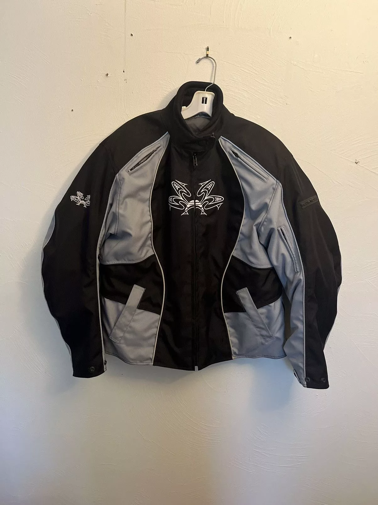 Vintage Heavy Coats Vintage Frank Thomas Motorcycle Jacket Black Avant-Garde