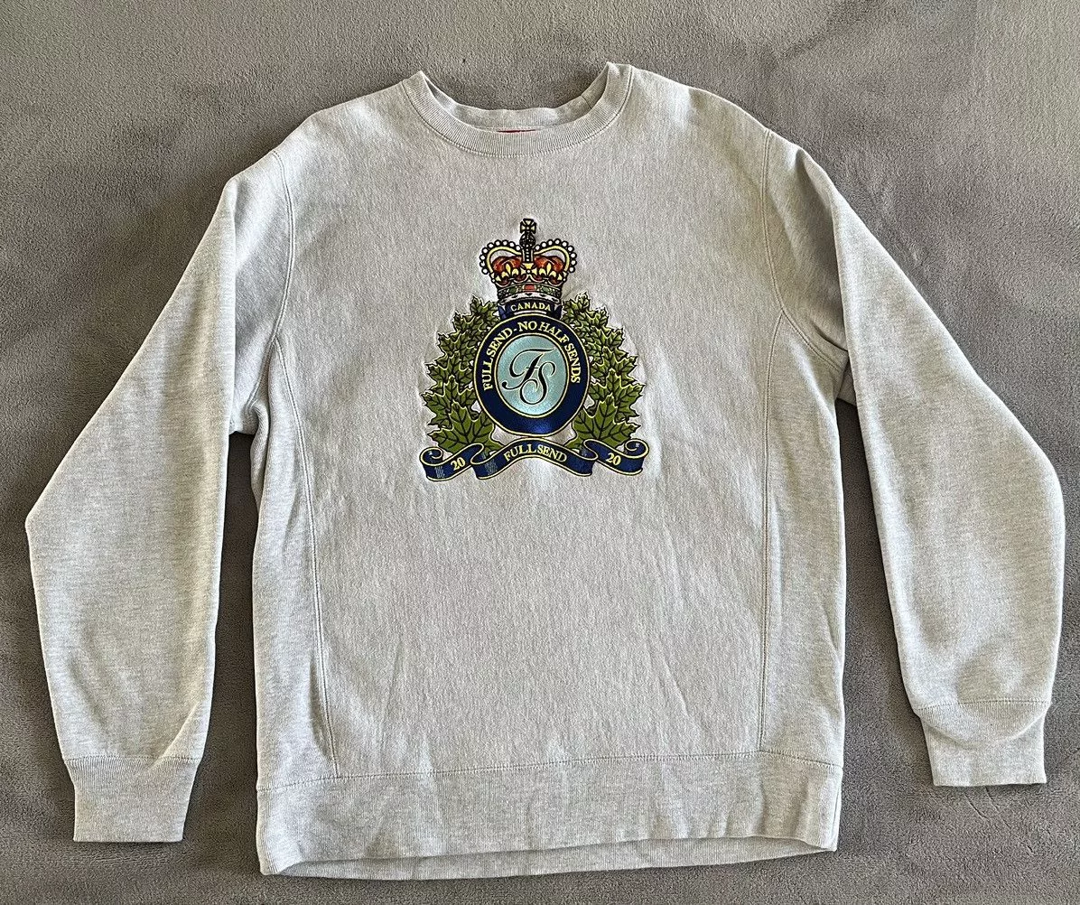 Full Send Sweaters Knitwear Full Send Nelk Boys - Canada Sweatshirt 2020 (Grey) Gray