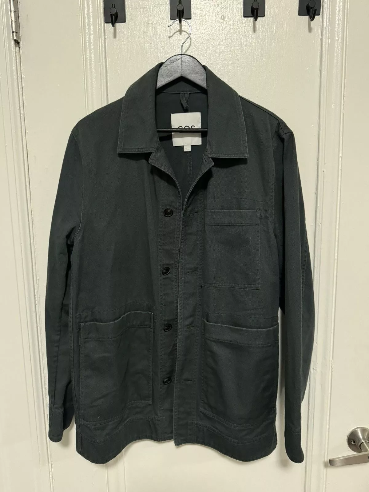 Cos Shirts Button Ups Cos cotton coat Green