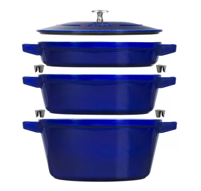 Stackable 4 pc Set Dark Blue