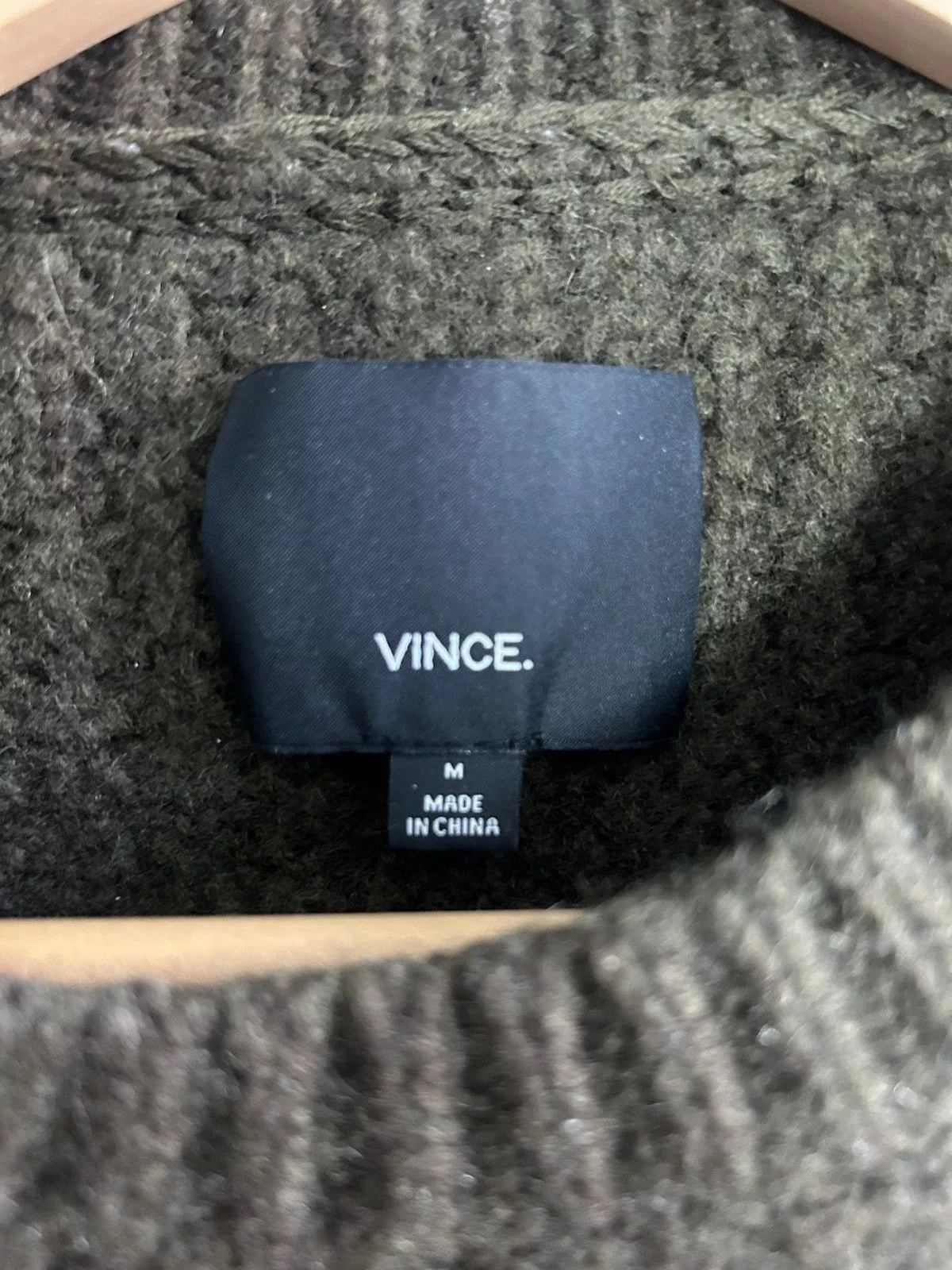 Vince Sweaters vince cashmere wool sweater Green