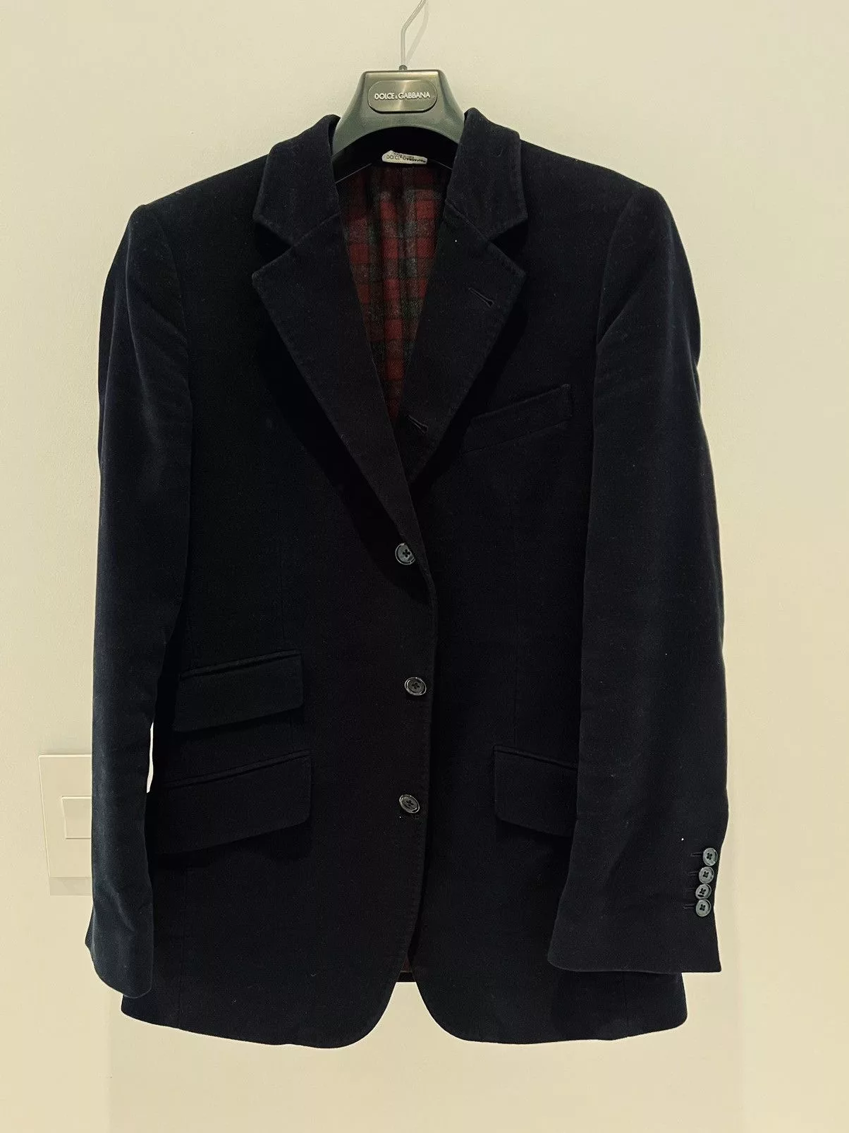 Dolce & Gabbana Light Jackets Dolce & Gabbana cotton blue jacket