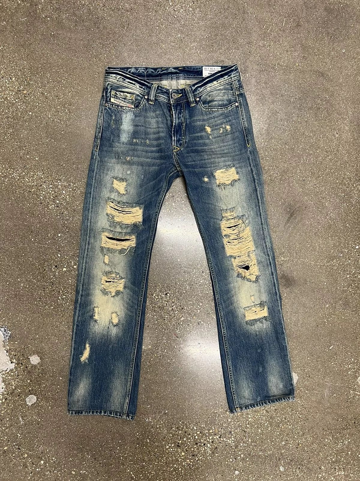 Diesel Denim Diesel 08 Viker Denim Pants Blue