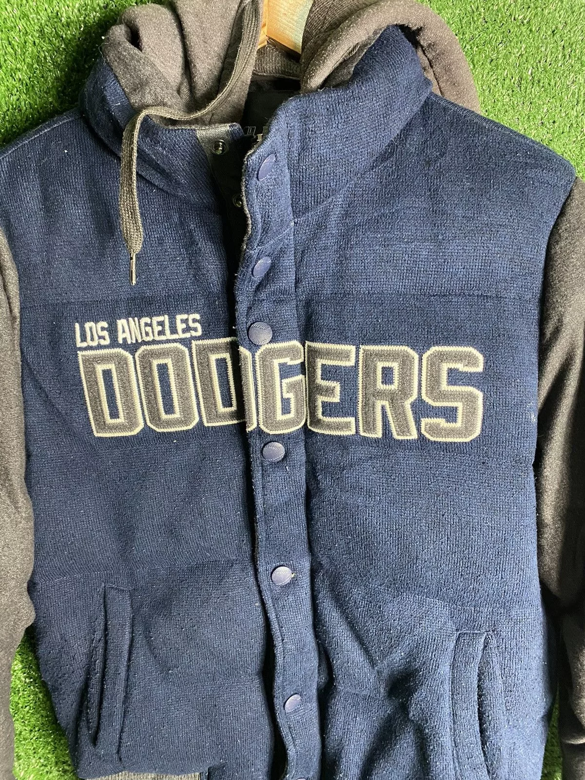 Japanese Brand Light Jackets Japanese Brand × MLB Mlb dodgers puffer down jacket Blue Sportswear