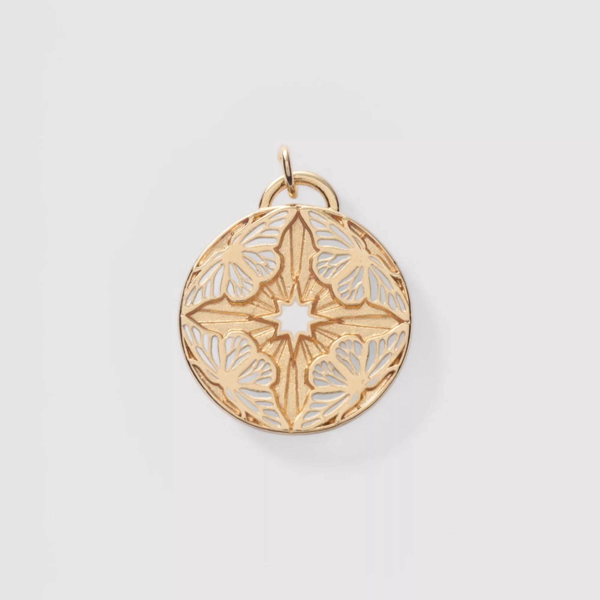 White Butterflies Charm