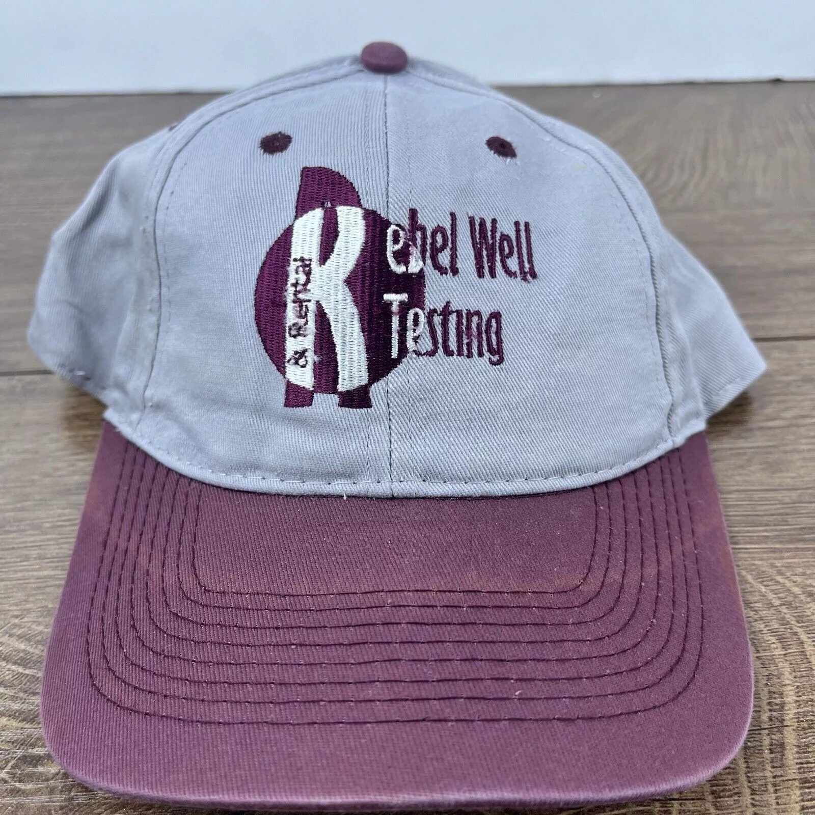 Other Hats Other Rebel Well Testing Hat Snapback Hat Gray Adjustable Hat Adul