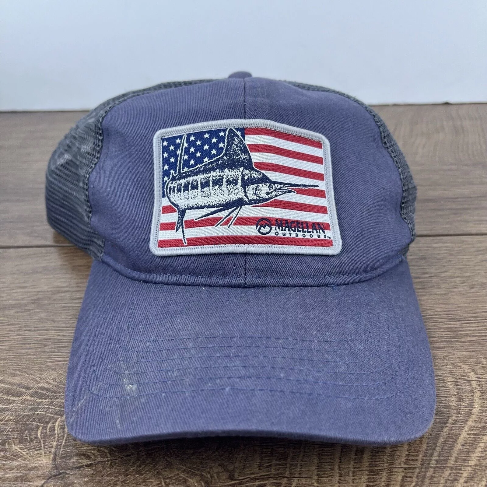 Other Hats Other Magellan Outdoors Snapback Hat Marlin Blue Adjustable Hat Bl