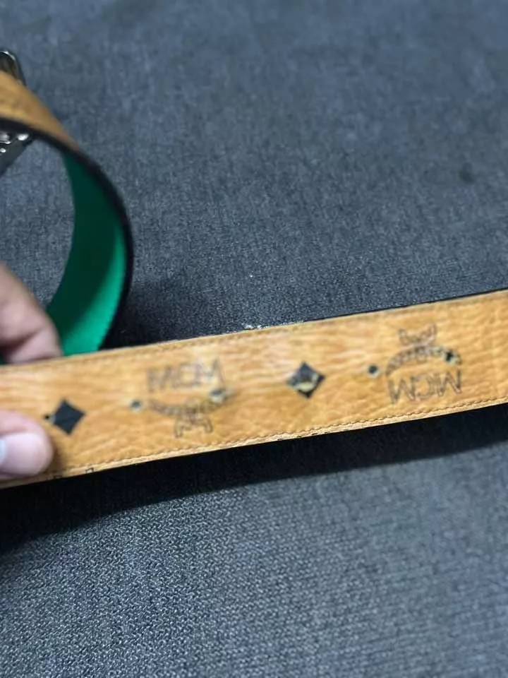 MCM Belts Authentic MCM Belt Size 34 Gold