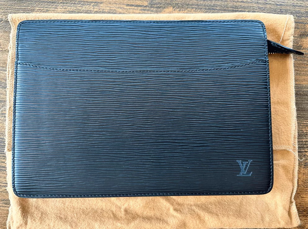 Louis Vuitton Bags Luggage Louis Vuitton Clutch Black
