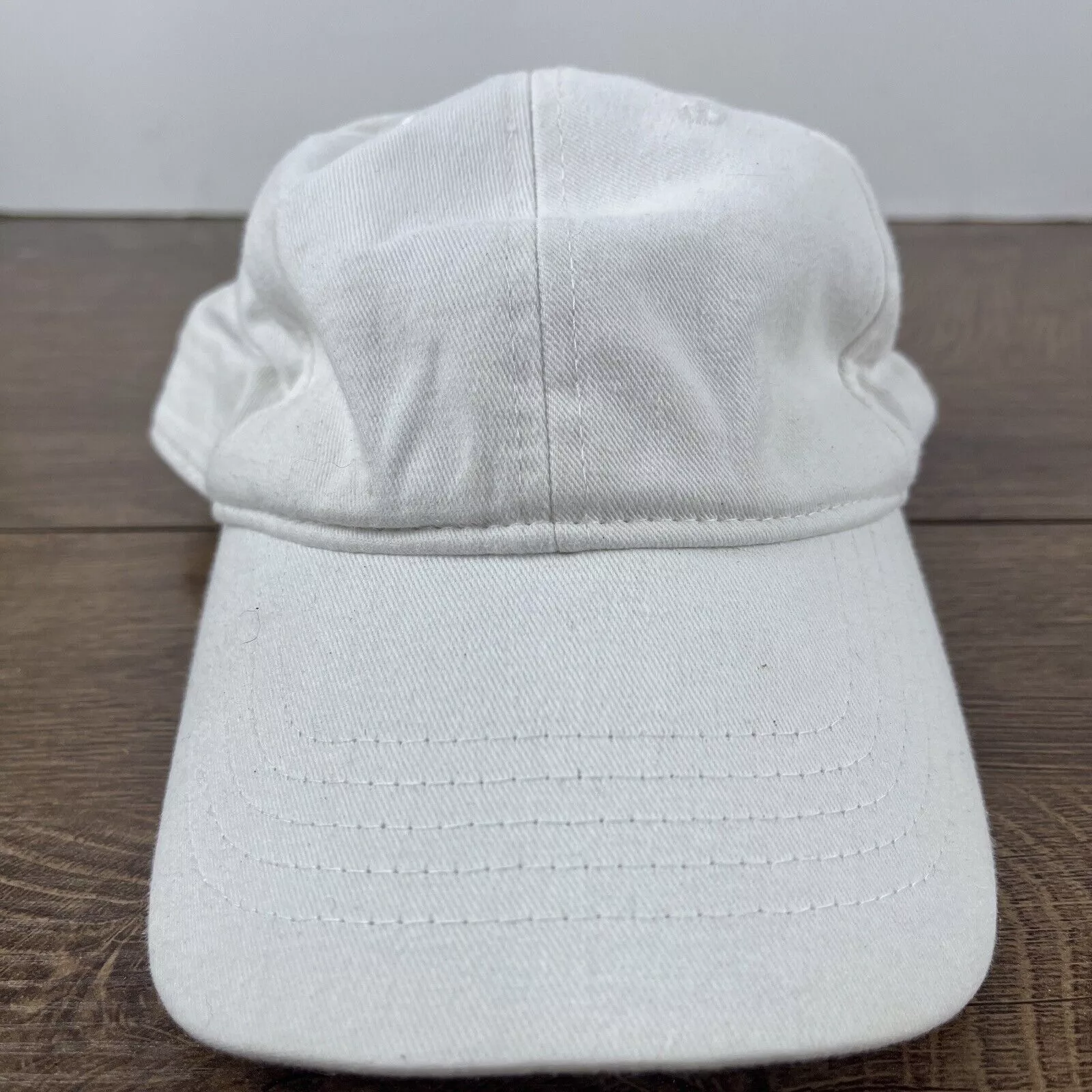 Other Hats Other White Baseball Hat Plain White Hat Adjustable Adult Size Hat