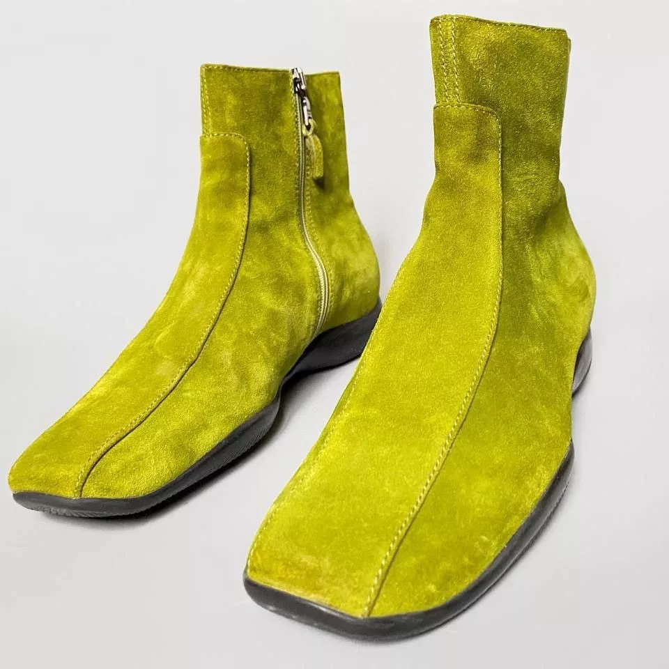 Prada Boots Prada × Vintage prada vintage ankle boots Green