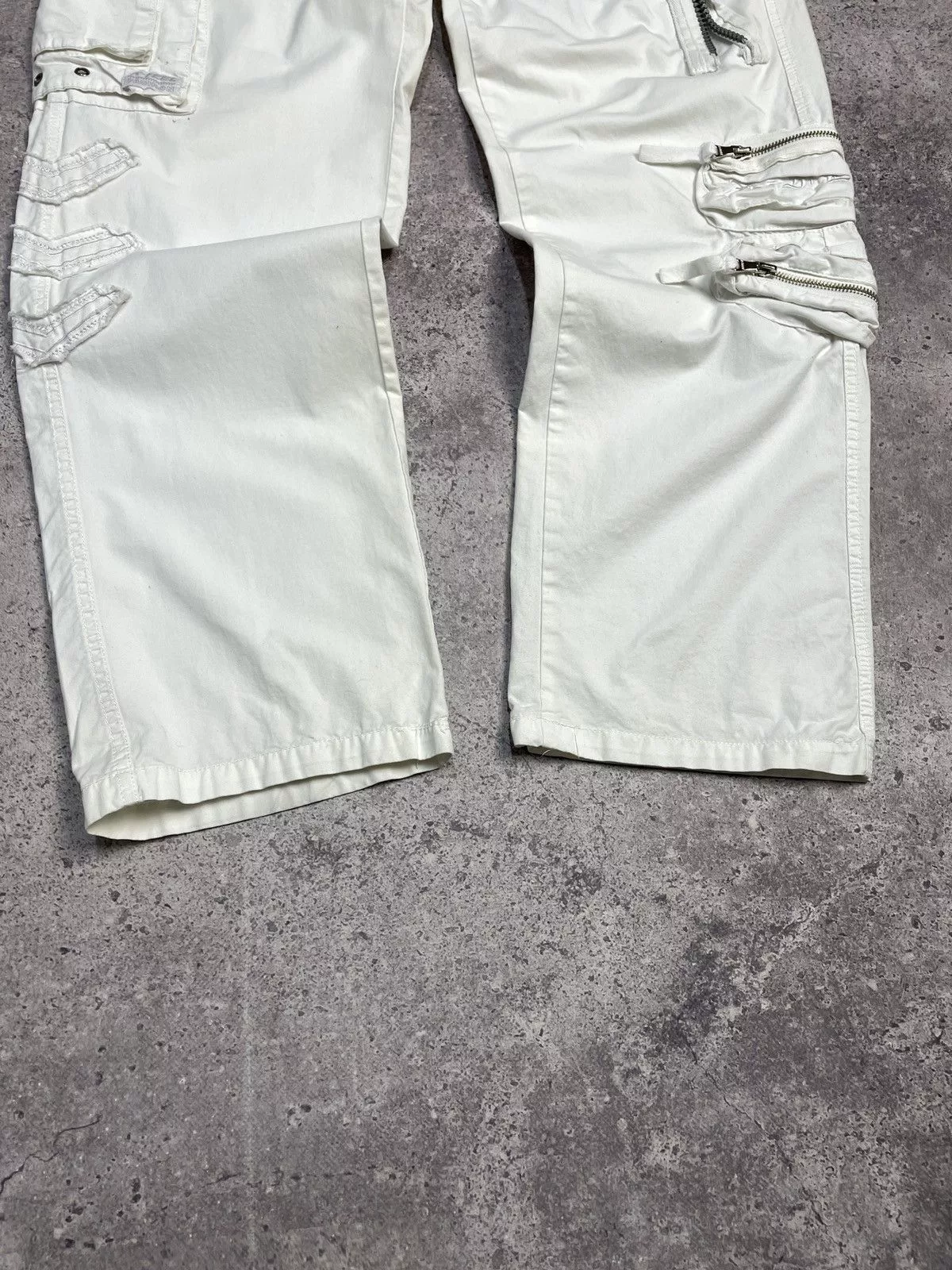 G-Star Casual Pants G-Star × Japanese Brand × Vintage Vintage Junya Watanabe Balenciaga Style Bondage Cargo Pants White
