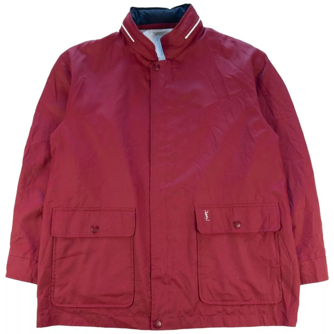 Yves Saint Laurent Light Jackets Vintage YSL Yves Saint Laurent Reversible Jacket Size XL Red
