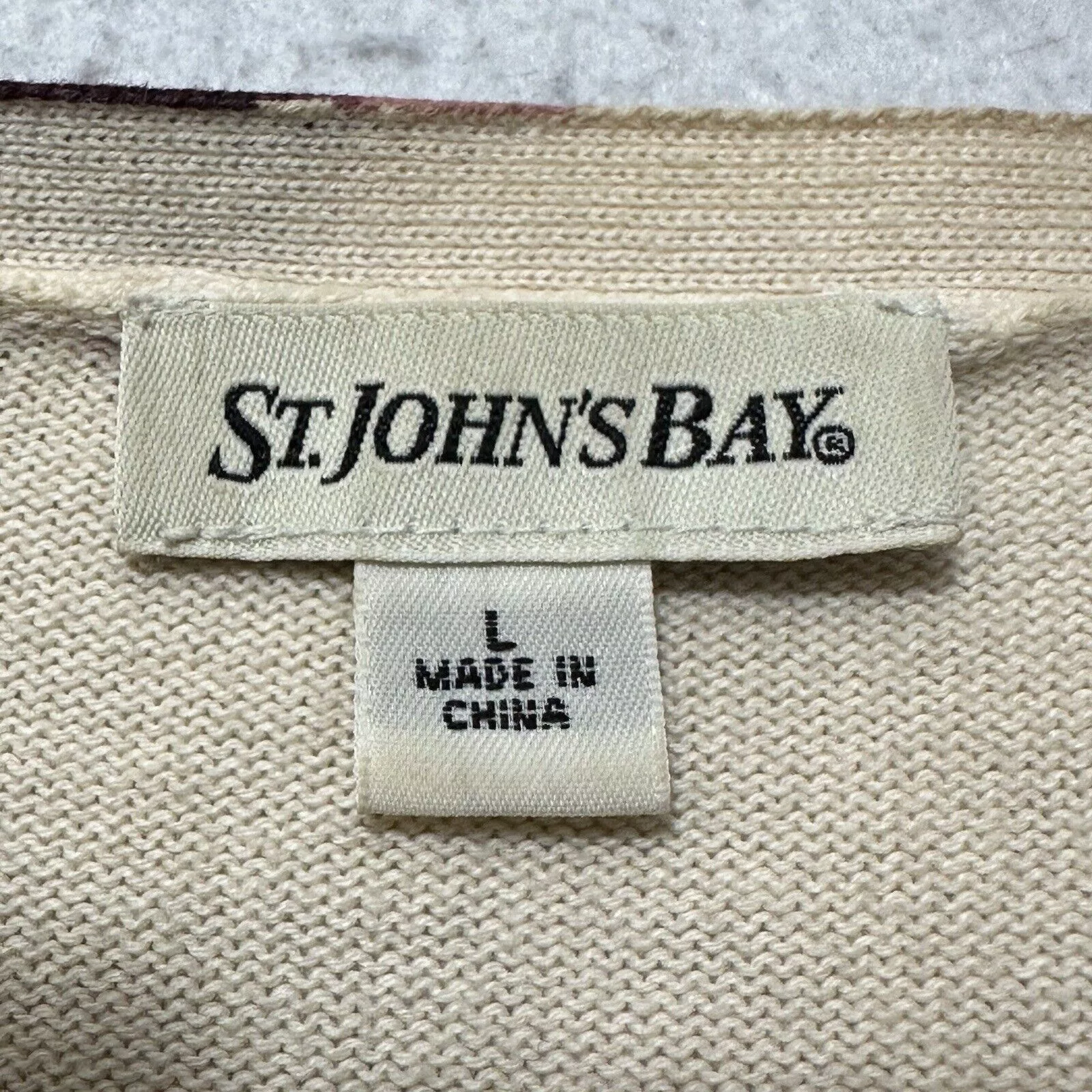 St. Johns Bay Sweaters St. Johns Bay St. John's Bay Large Button Down Cardigan Sweater Purple