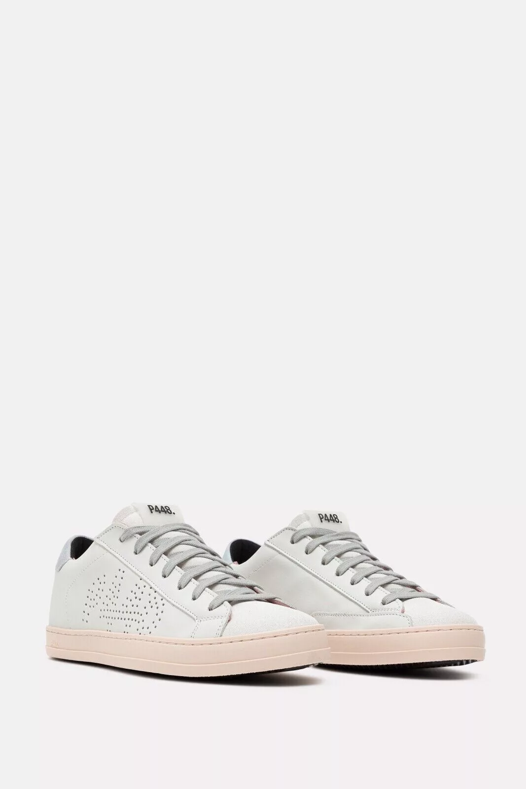 P448 Flats P448 John Morea Leather Sneaker Shoes White ( 40 )