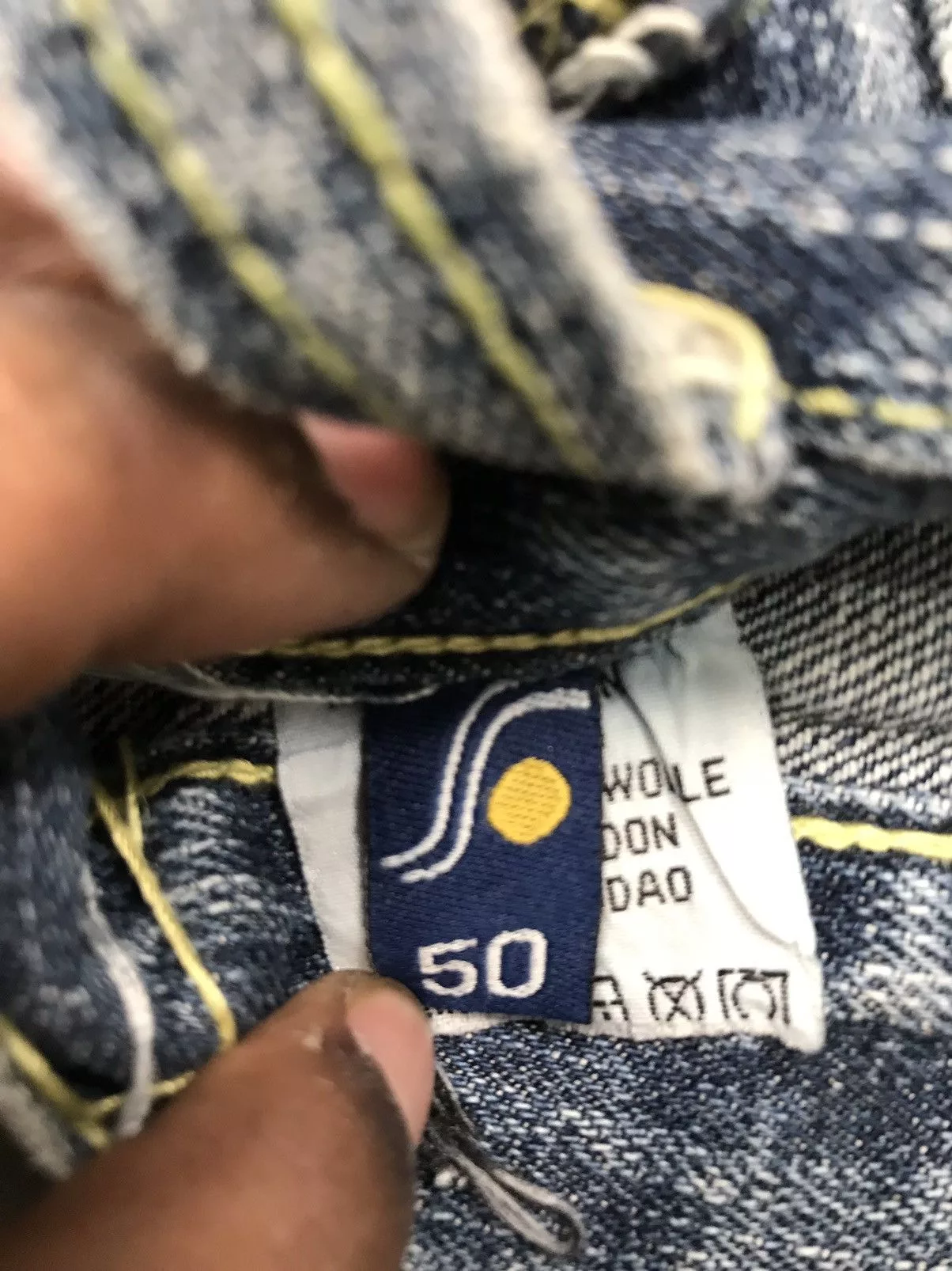 Vintage Denim Vintage pime 96 embroidered denim Blue