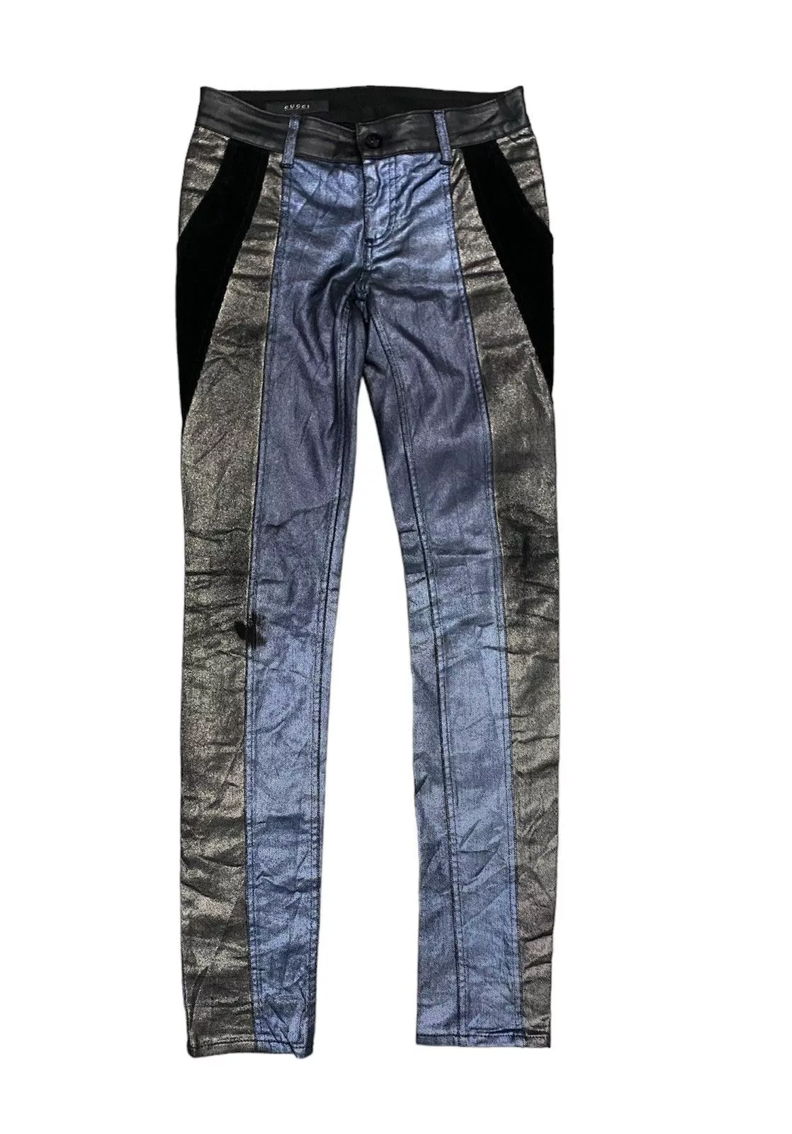 Gucci Jeans SS06 Gucci Wax Coated pants Multi