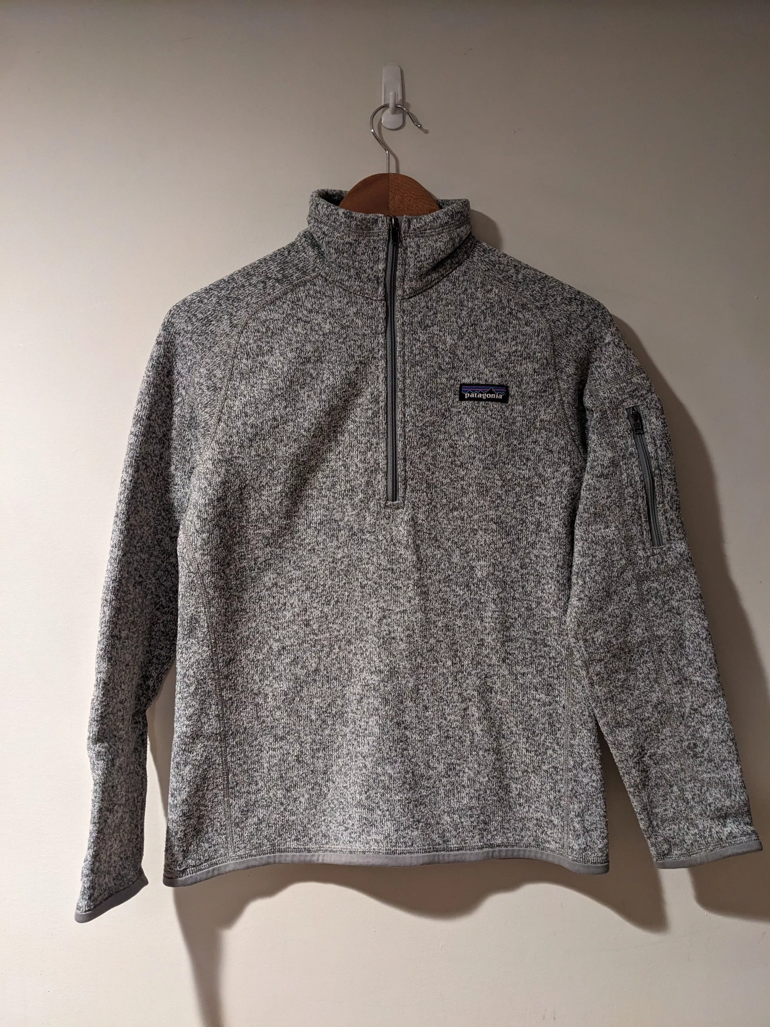 Designer Sweaters Designer × Patagonia Patagonia Womans 1/4 Zip Gray Medium Better Sweater Streetwear