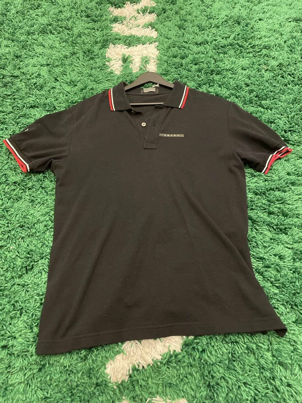 Prada Polos Prada polo t-shirt Black