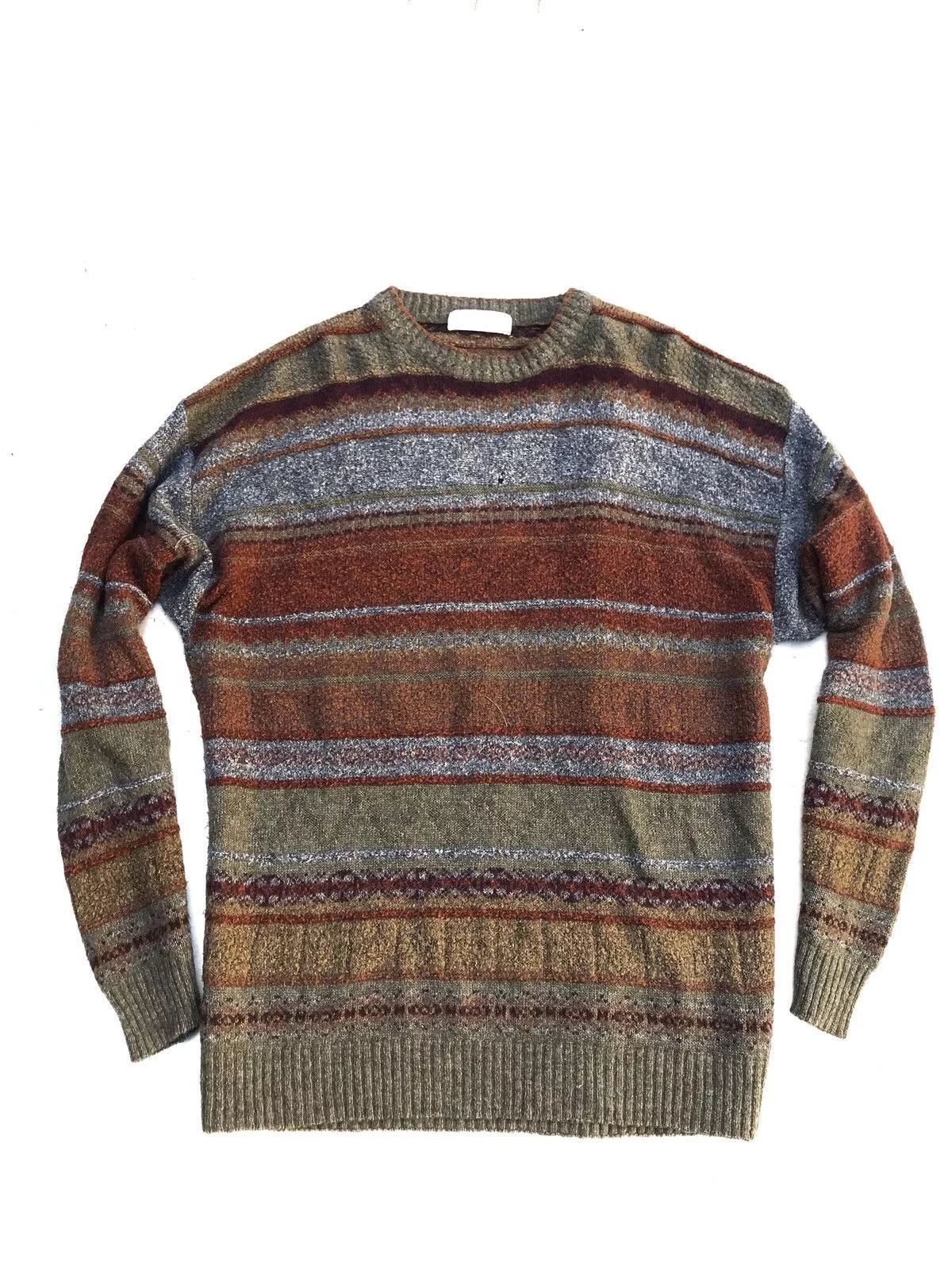 Marks & Spencer Sweaters Knitwear Marks & Spencer × Saint Michael Vintage St Michael marks and spencer Navajo Nordic Fair Isle Green