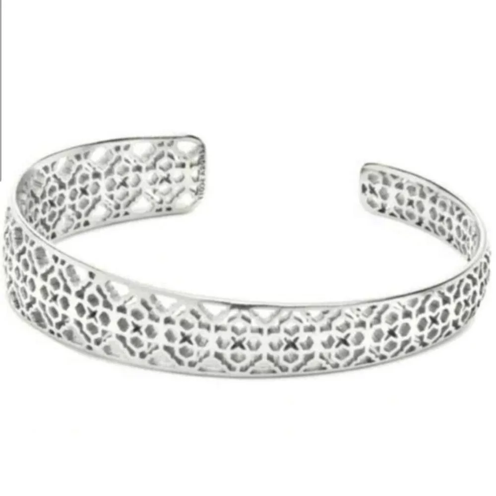 Kendra Scott Bracelets Kendra Scott Uma Silver Filigree Cuff Bracelet