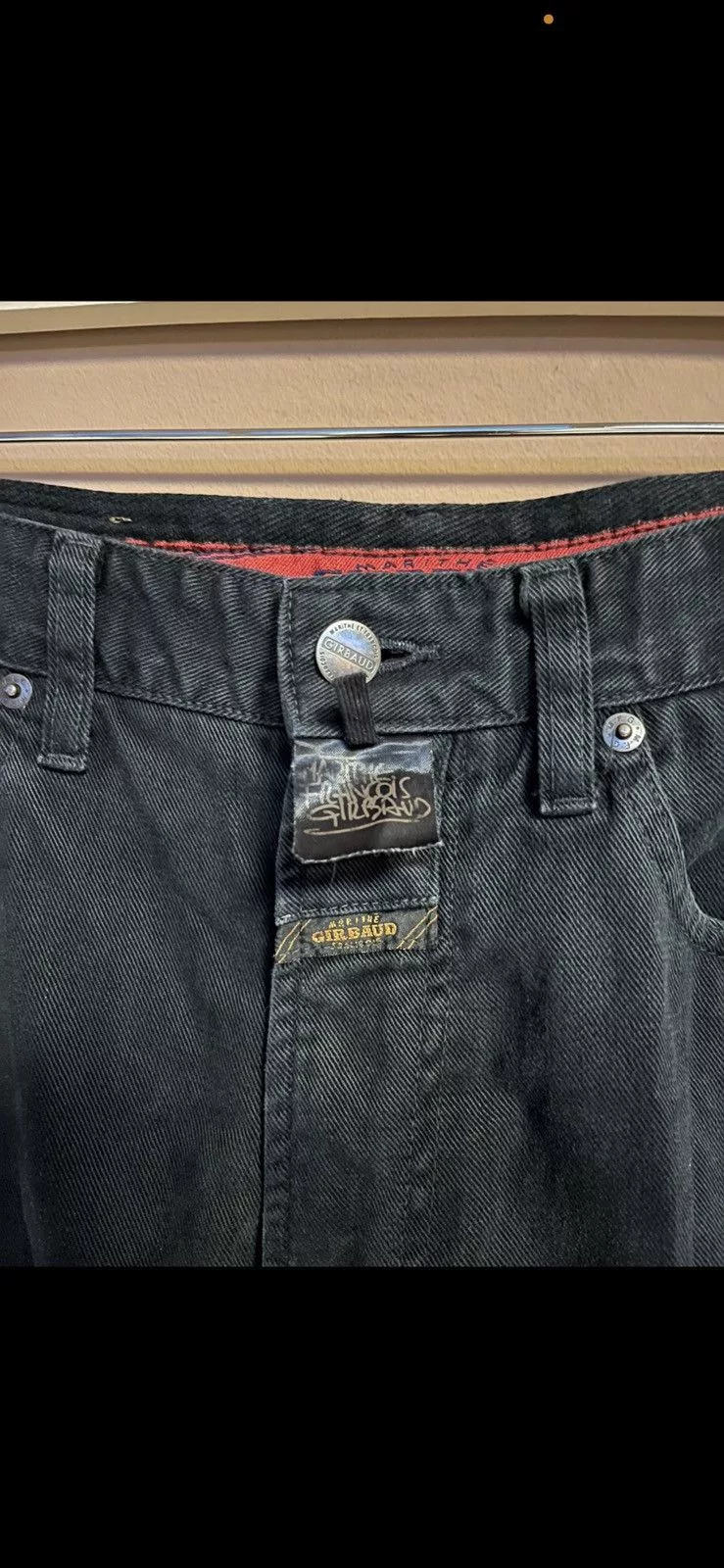 Marithe + Francois Girbaud Denim Marithe + Francois Girbaud Marithe Francois Girbaud straight cut Denim Black