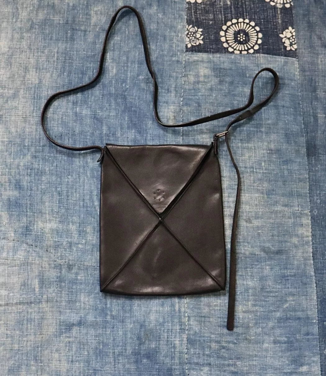 Ma+ Bags Luggage Ma+ M.A+ maurizio amadei Envelope Leather Bag（Horsehide） Black