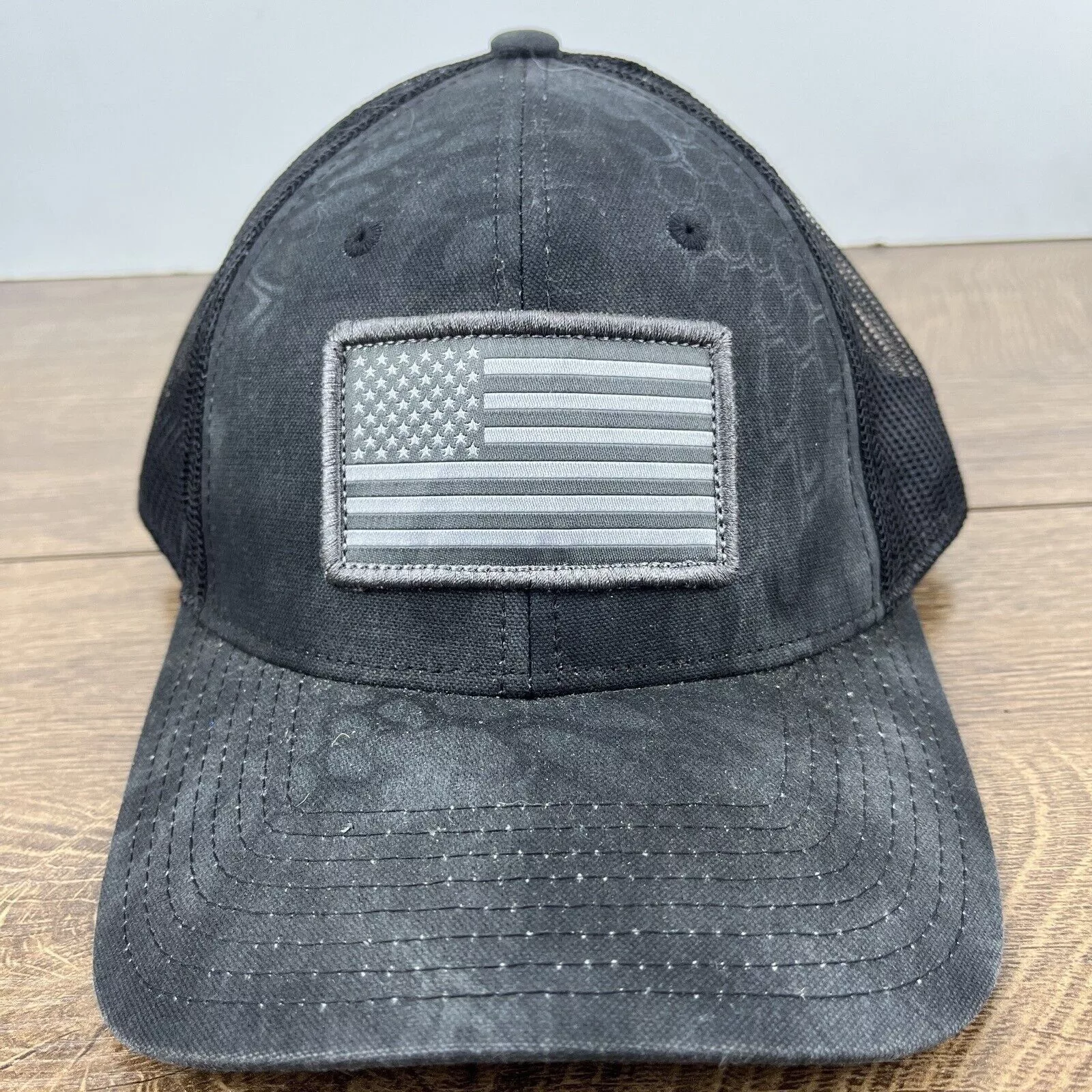 Other Hats Other USA Flag Snapback Hat American Flag Gray Hat Adjustable Adul