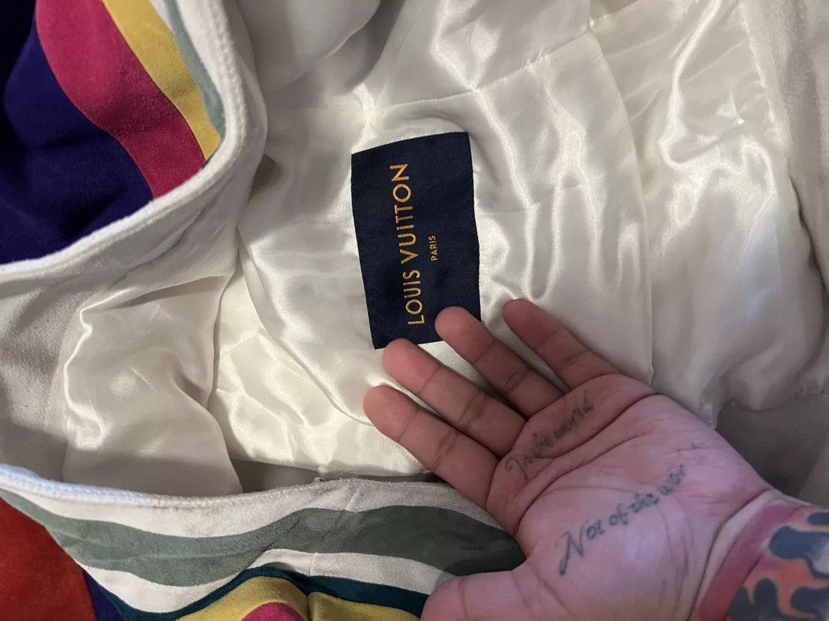 Louis Vuitton Leather Jackets Louis Vuitton Basel Admiral jacket Multi