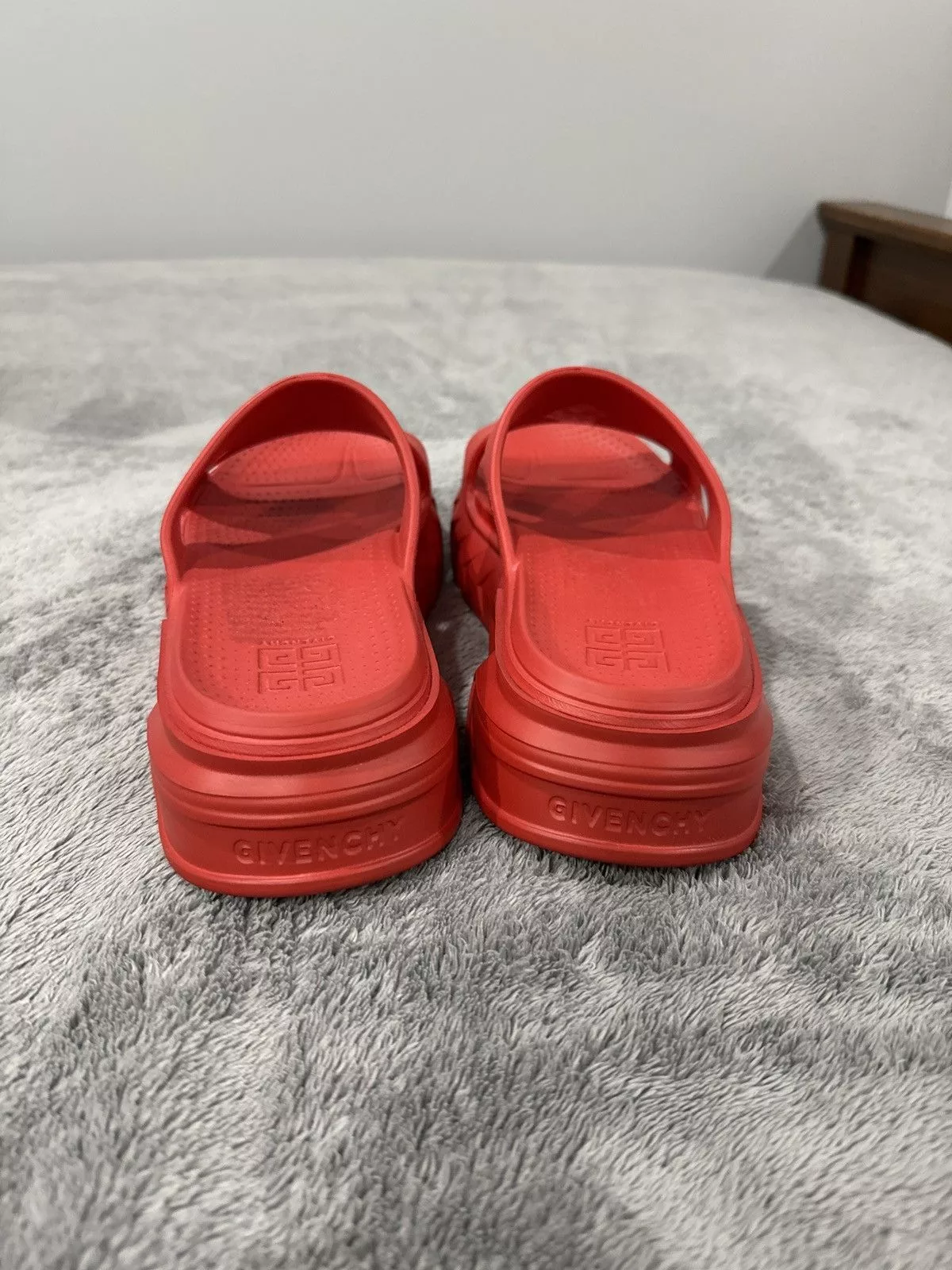 Givenchy Sandals Givenchy Marshmallow Slider Sandal- Red