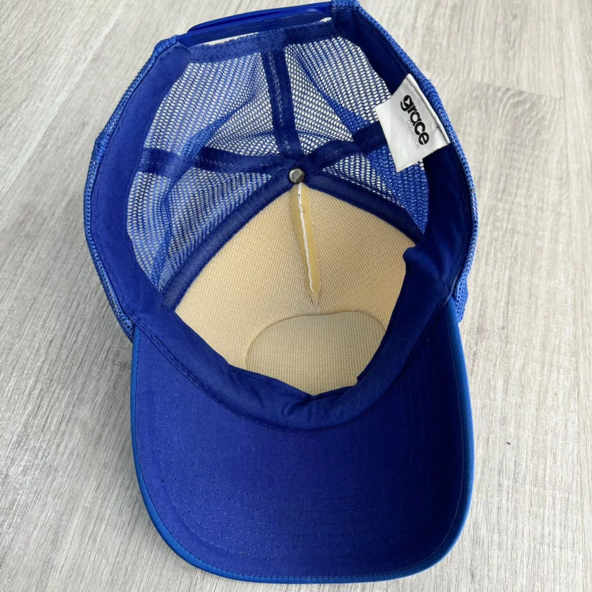 Vintage Hats Vintage Fuck Cap Blue